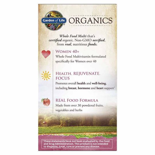 Women's Multi 40+ Whole Food Multivitamin, GOLM